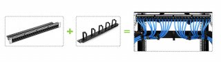 Use Rack Cable Organizer for Cable Management