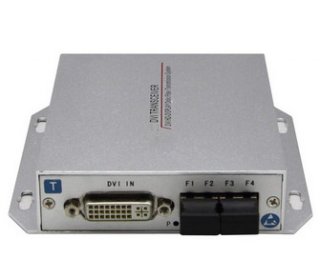 1 Channel DVI (Video/Audio/Data) fiber optic video converter over Optical Fiber Transmitter and Receiver Set