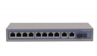 10 Port PoE + 1 Port SC Enhanced FE Fiber POE Switch