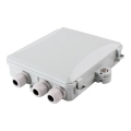 12 port Indoor / Outdoor Wall Mounted Access Termination FTTH Optical Fiber Distribution Box Enclosure