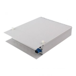 16 Ports LC SC Wall Mount Fiber Optic Termination Box Cable Distribution Enclosure Outdoor