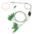 1X16 Fiber Optic PLC Splitter Device With Fan-out Kits