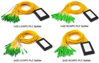 1X32 Fiber Optic PLC Splitter ABS Module 2.0mm