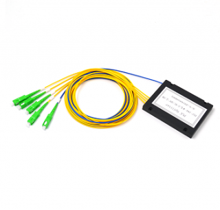 1X4 Fiber Optic PLC Splitter ABS Module 2.0mm