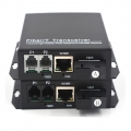2 channels PCM Voice Telephone over Fiber Optic with 10-100Mbps Ethernet Extender