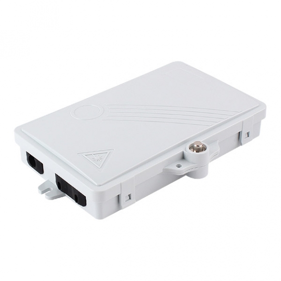 2 port Outdoor / Indoor SC Wall Mounted Termination FTTH Optical Fiber Distribution Box Enclosure  2 port Outdoor / Indoor SC Wall Mounted Termination FTTH Optical Fiber Distribution Box Enclosure