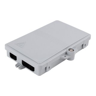 2 port Outdoor Wall Mounted Optical Fiber Distribution Box FTTH Termination Box