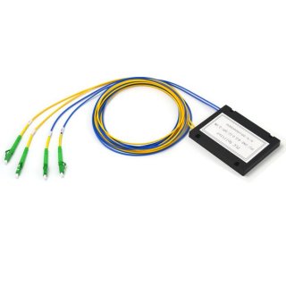 2x2 ABS Module Cassette Type Fiber Optic PLC Splitter For FTTH