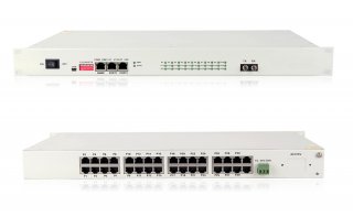 30FXO/FXS PCM Voice Multiplexer Over Optical Fiber