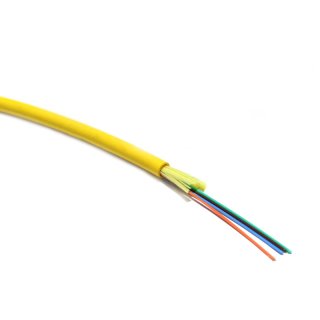 4 Core GJFJV Indoor Fiber Optical Cable 50/125um OM2 PVC