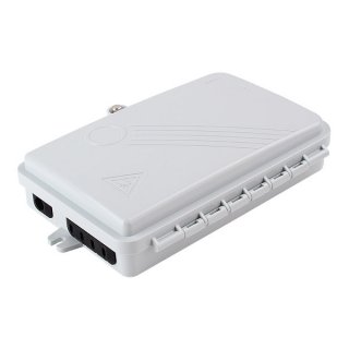 4 port Indoor / Outdoor Wall Mounted Termination FTTH Optical Fiber Distribution Box Enclosure