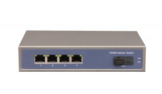 4 Port PoE + 1 Port SC Enhanced POE Switch