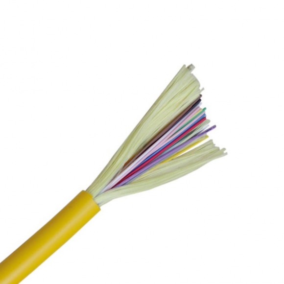 6 Core GJFJV Indoor Fiber Optical Cable 62.5/125um OM1 PVC