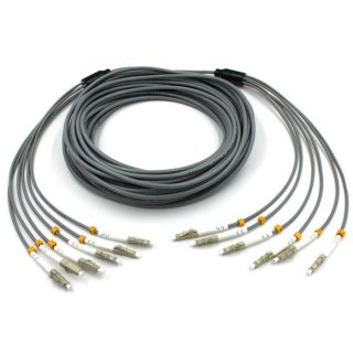 6Core LC/UPC-LC/UPC Multimode 50/125 Fiber Patch Cords