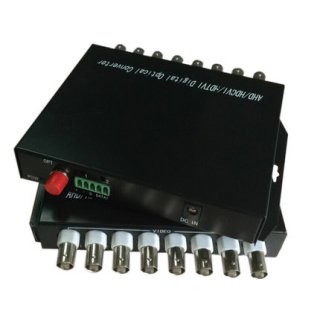 8Channel AHD CVI/TVI Fiber Optic Video Converter RS485 to over Optical Fiber Transmitter and Receiver Set 1-64ch for CCTV Dahua/HIKVISION HD Camera 1080P/960P