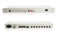 8E1+4*10/100/1000M PDH Fiber Optical Multiplexers Singlemode Dual Fiber 20KM 19 Inch Rack(with the orderwire phone)