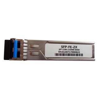 Cisco GLC-FE-100ZX Compatible 100BASE-ZX SFP 1610nm 100km DDM/DOM Fiber Optic Transceiver