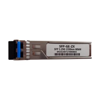 Cisco GLC-ZX-SMD Compatible 1000BASE-ZX SFP 1550nm 80kmEXT DDM/DOM Fiber Optic Transceiver