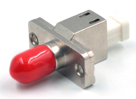 DIN-LC Metal Fiber Optic Hybrid Adapter  DIN-LC Metal Fiber Optic Hybrid Adapter