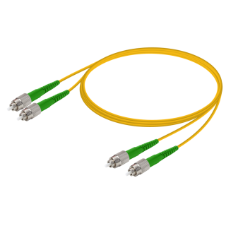 FC/APC-FC/APC|Single Mode G657.A2 Duplex Patch Cord|2.0x4.1mm