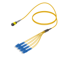 Female MTP Elite to LC/UPC Fanout|Base-8|Single Mode G657.A2|3.0/1.8mm