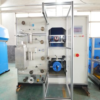 Fiber Coloring And Rewinding Machine