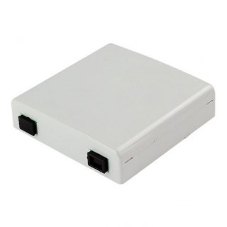 FTTH Wall OutletFiber Faceplate Wall Mounted SC LC Mini Fiber Access Termination Box Socket Panel