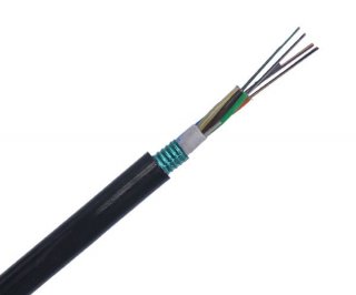 12-24-48-72 Core GYTS Armored Loose Tube Outdoor Fiber Optic Cable