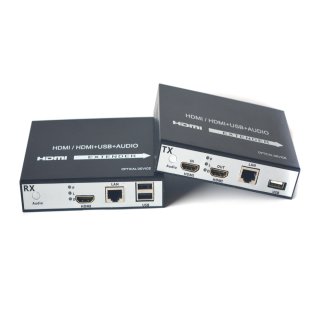 HDMI Over Cat5/6 Extender transmit 1080p with Loop Out and USB 2.0 KVM