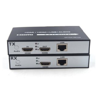 HDMI over Ethernet Network Extender Cat6 or Cat5 loop out Video Audio