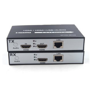 HDMI over Ethernet Network Extender Cat6 or Cat5 loop out Video Audio