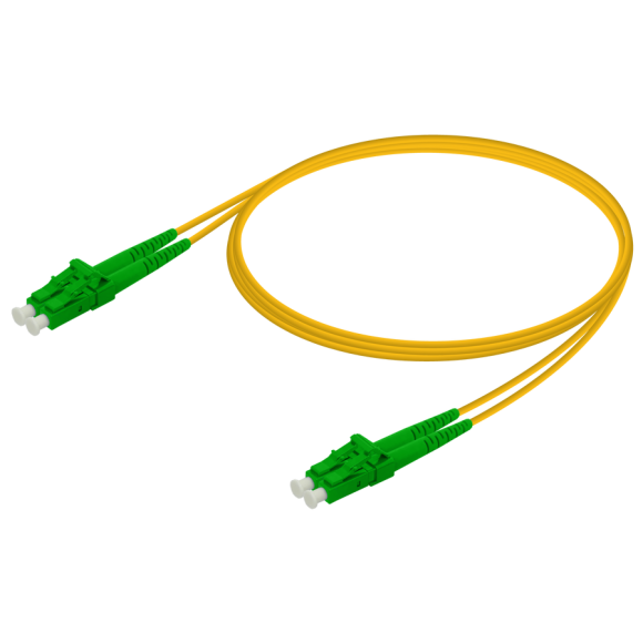 LC/APC-LC/APC|Single Mode G657.A2 Duplex Patch Cord|2.0x4.1mm