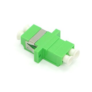 LC/APC Singlemode Duplex Fiber Optic Adapter