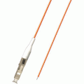 LC Splice On Fiber Optic Pigtail Multimode 62.5 Orange 3 Meters