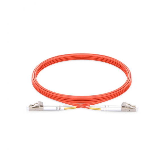 LC To LC UPC Duplex Multimode OM1 62.5/125 Fiber Patch Cord