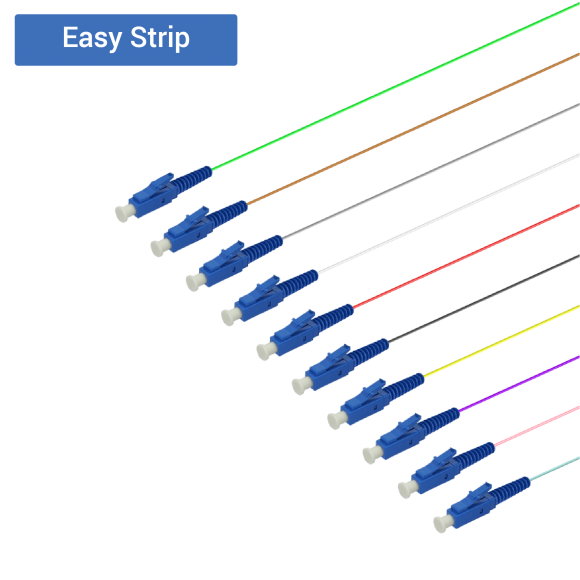 LC/UPC 12 Fiber Pigtail|Single Mode G657.A2|0.9mm