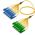 LC/UPC-LC/APC|24 Fibers Fanout|Single Mode G657.A2|3.0/1.8mm