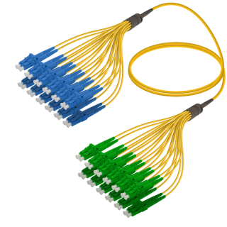 LC/UPC-LC/APC|24 Fibers Fanout|Single Mode G657.A2|3.0/1.8mm