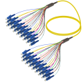 LC/UPC-LC/UPC|24 Fibers Fanout|Single Mode G657.A2|3.0/0.9mm