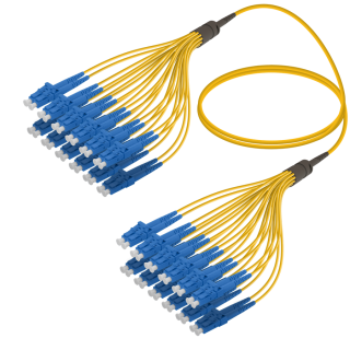 LC/UPC-LC/UPC|24 Fibers Fanout|Single Mode G657.A2|3.0/1.8mm