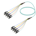 LC/UPC-LC/UPC|8 Fibers Fanout|Multi Mode G651.OM3|3.0/0.9mm