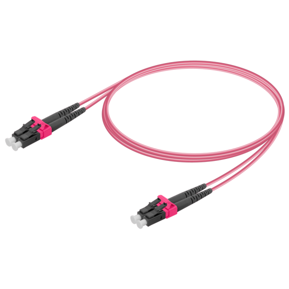 LC/UPC-LC/UPC|Multi Mode G651.OM4 Duplex Patch Cord|2.0x4.1mm