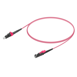 LC/UPC-LSH/UPC|Multi Mode G651.OM4 Simplex Patch Cord|2.0mm