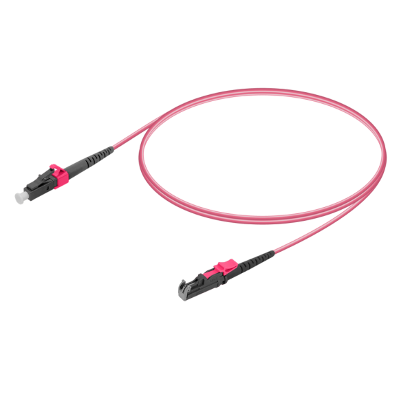 LC/UPC-LSH/UPC|Multi Mode G651.OM4 Simplex Patch Cord|2.0mm
