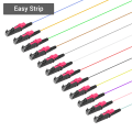 LSH/UPC 12 Fiber Pigtail|Multi Mode G651.OM4|0.9mm