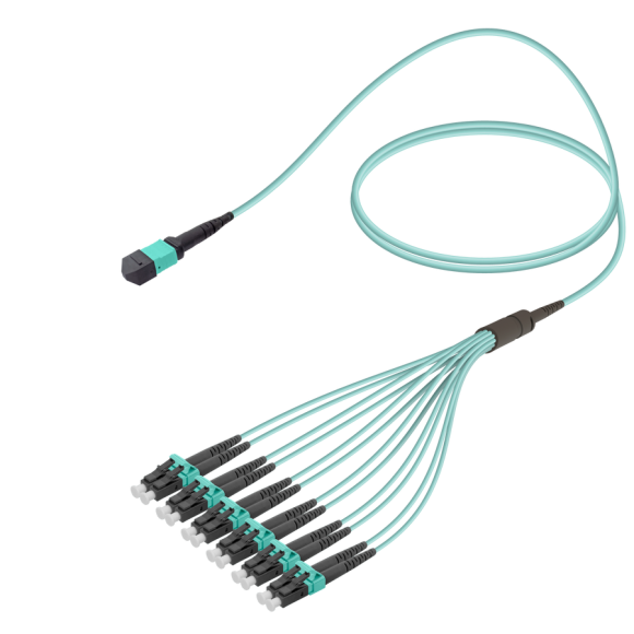 Male MTP Elite to LC/UPC Fanout|Base-12|Multi Mode G651.OM3|3.0/1.8mm