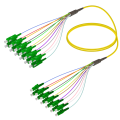 SC/APC-LC/APC|12 Fibers Fanout|Single Mode G657.A2|3.0/0.9mm