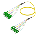 SC/APC-LC/APC|8 Fibers Fanout|Single Mode G657.A2|3.0/0.9mm