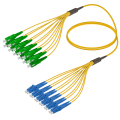 SC/APC-LC/UPC|12 Fibers Fanout|Single Mode G657.A2|3.0/1.8mm
