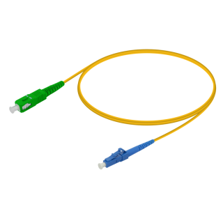 SC/APC-LC/UPC|Single Mode G657.A2 Simplex Patch Cord|2.0mm